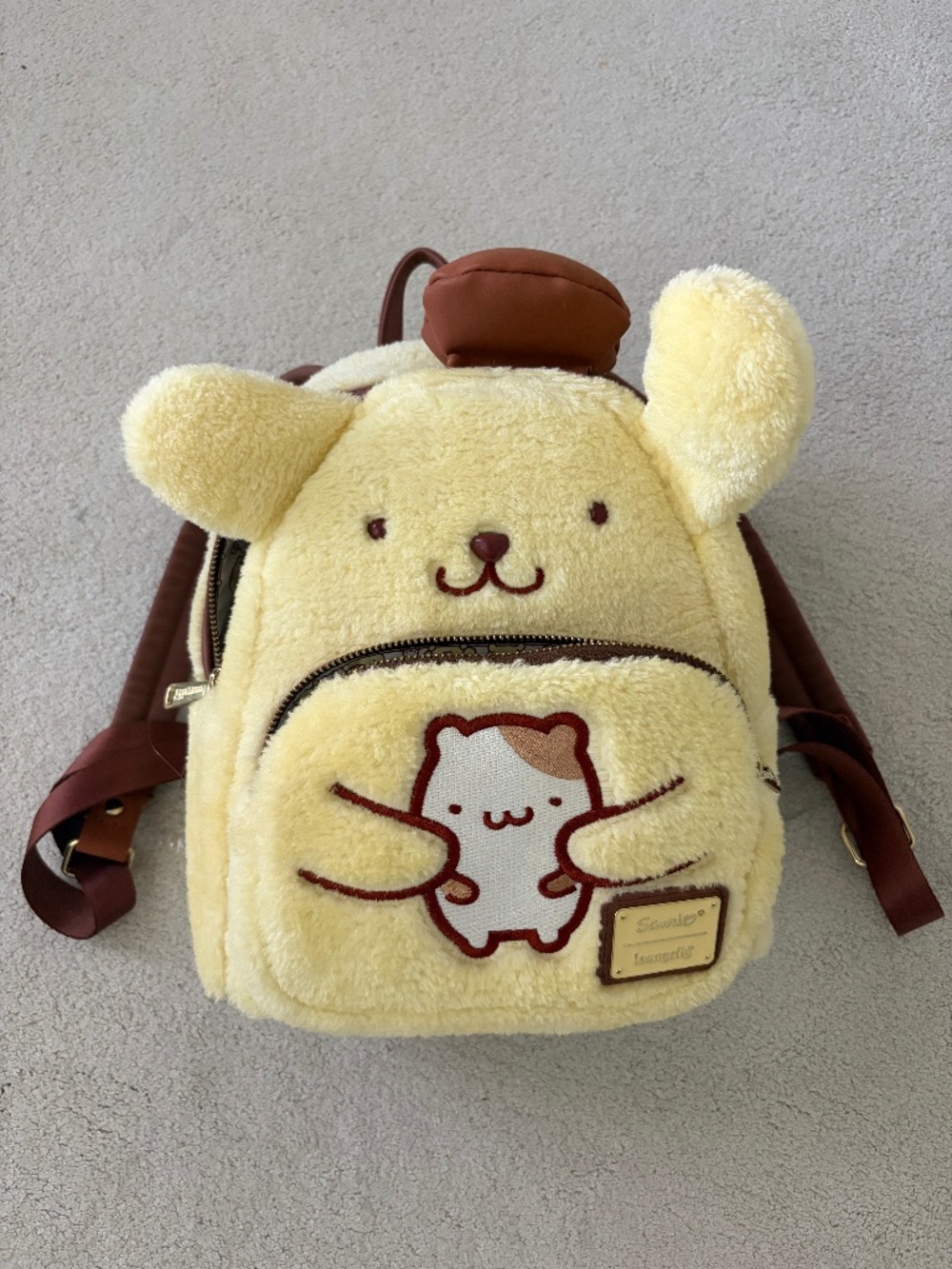 Loungefly Pompompurin plush backpack